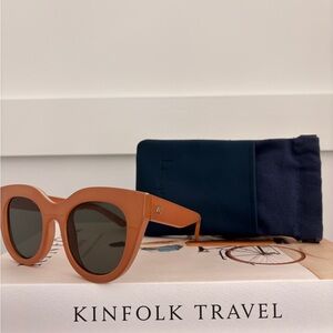 Le Specs Bold Amber Sunglasses